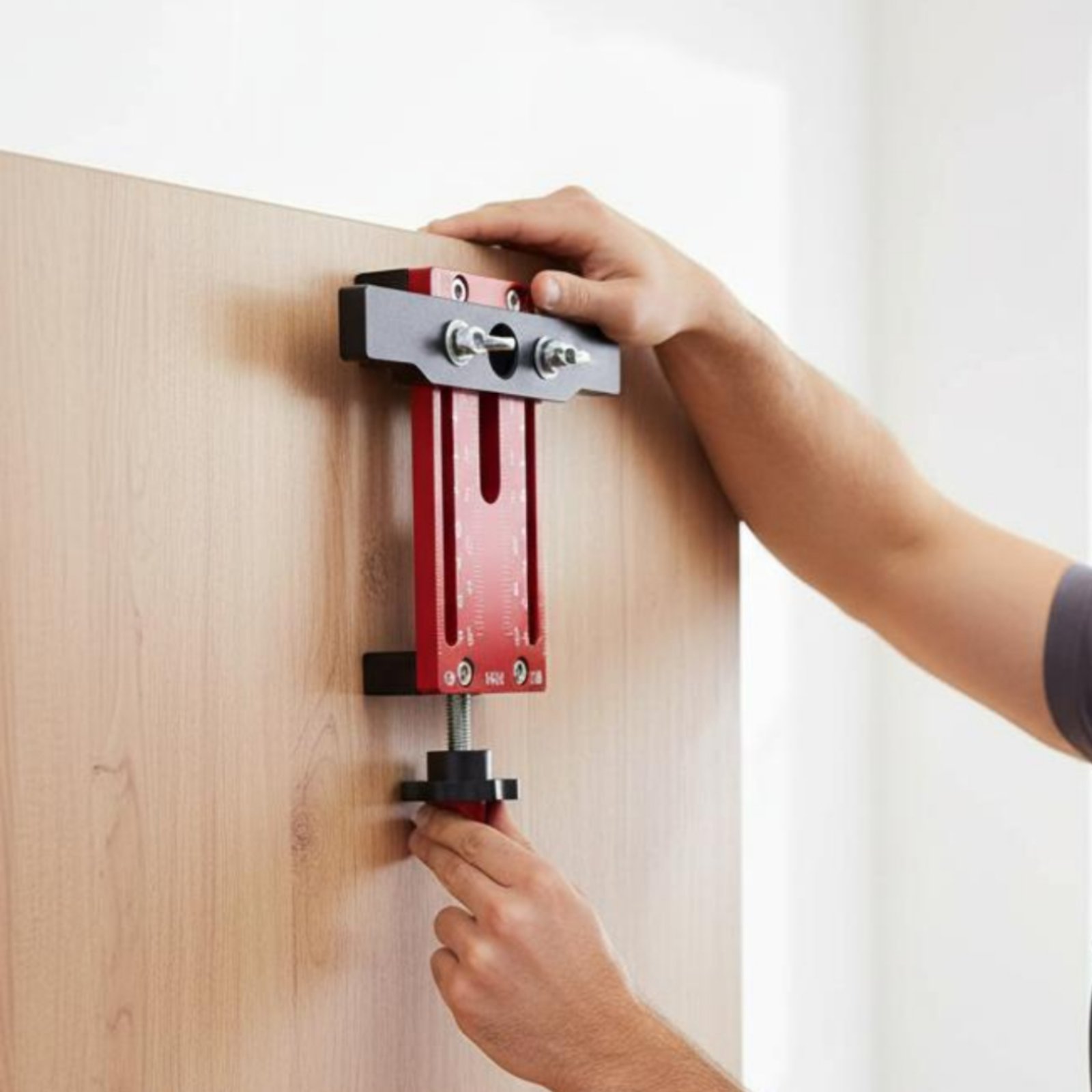 Cabinet Hinges - Kastgatpositioneerder Nauwkeurige positionering Deurinstallatiesjabloon Kastbeslagmal Eenvoudig