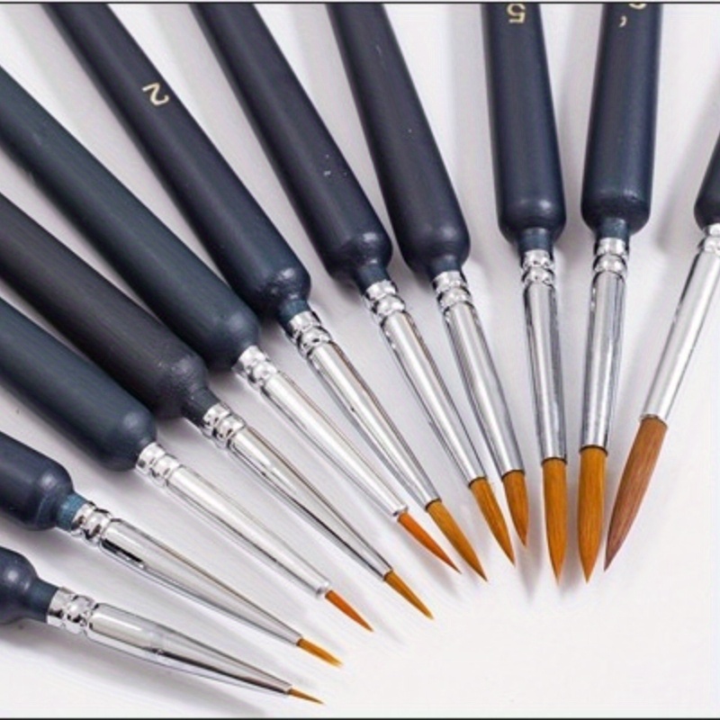 Paint Brush - 11-delige verfkwastenset, professionele verfkwasten met ronde