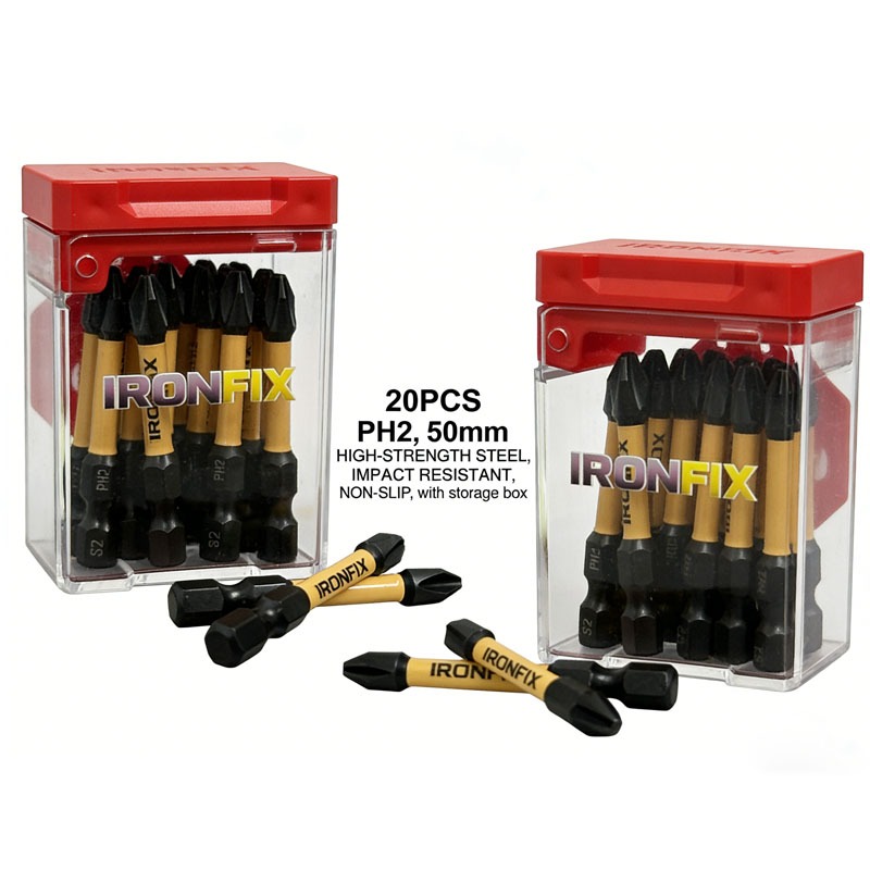 Drill Bits - Duurzame set van 20 PH2-schroefbitjes in