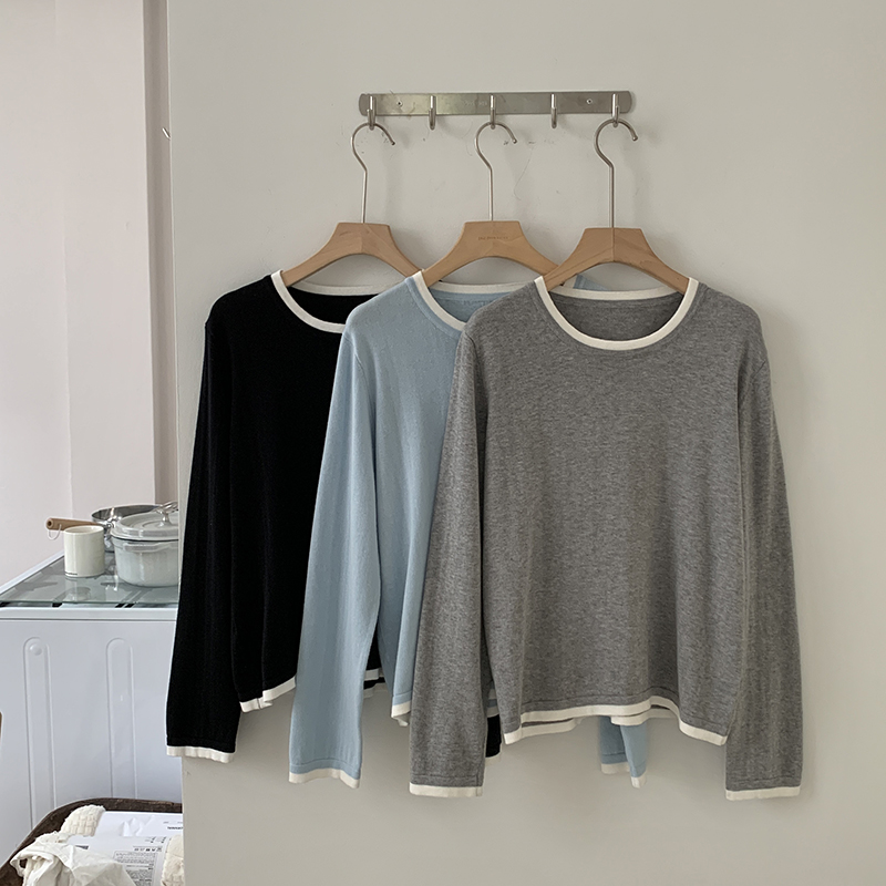 Wallpaper - 100% katoenen dames shirt met O-hals,