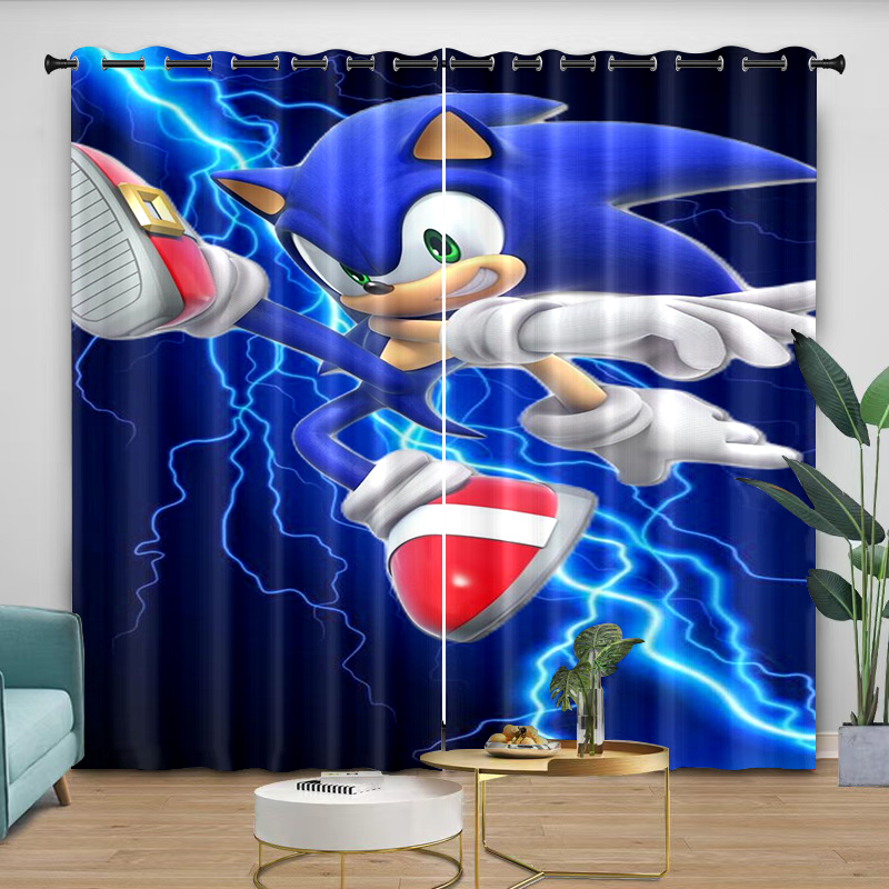 Gordijnen sonic Cartoon Digita - Curtain Rods recensie en prijs