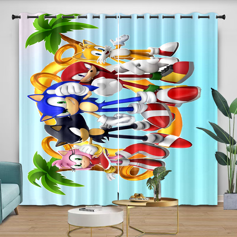Gordijnen sonic Cartoon Digita - Curtain Rods recensie en prijs