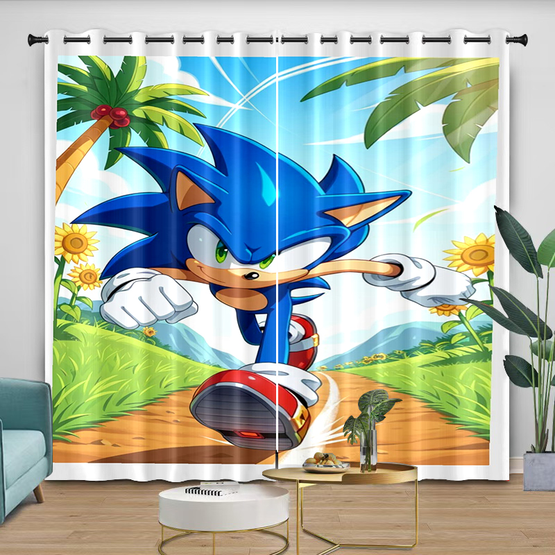 Gordijnen sonic Cartoon Digita - Curtain Rods recensie en prijs