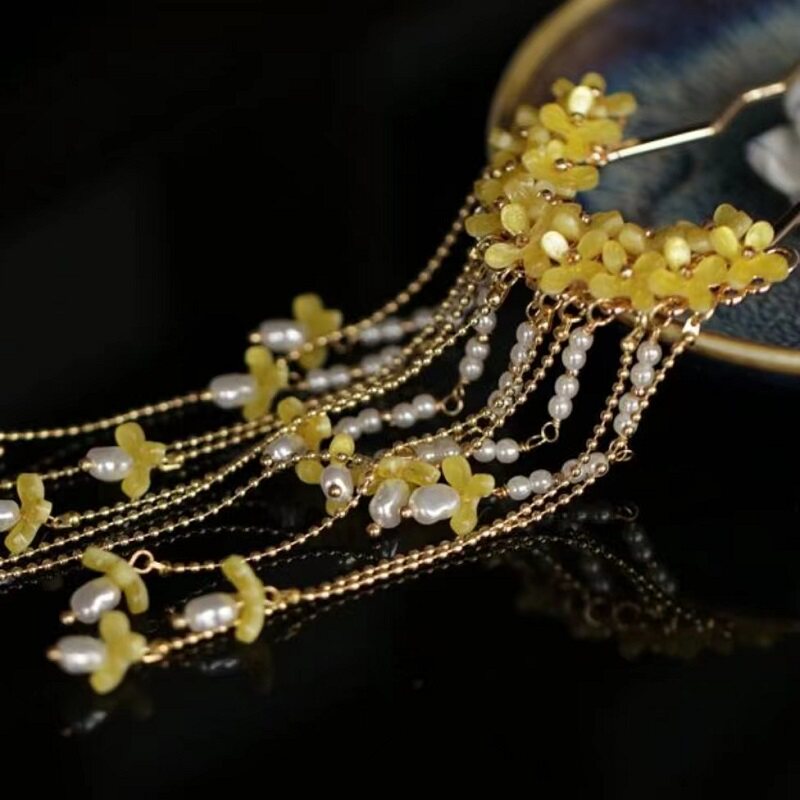 Oud-stijlige Osmanthus haarspe - Curtain Rods recensie en prijs
