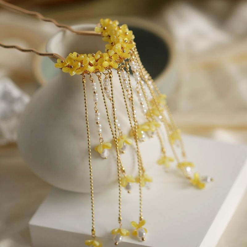 Oud-stijlige Osmanthus haarspe - Curtain Rods recensie en prijs