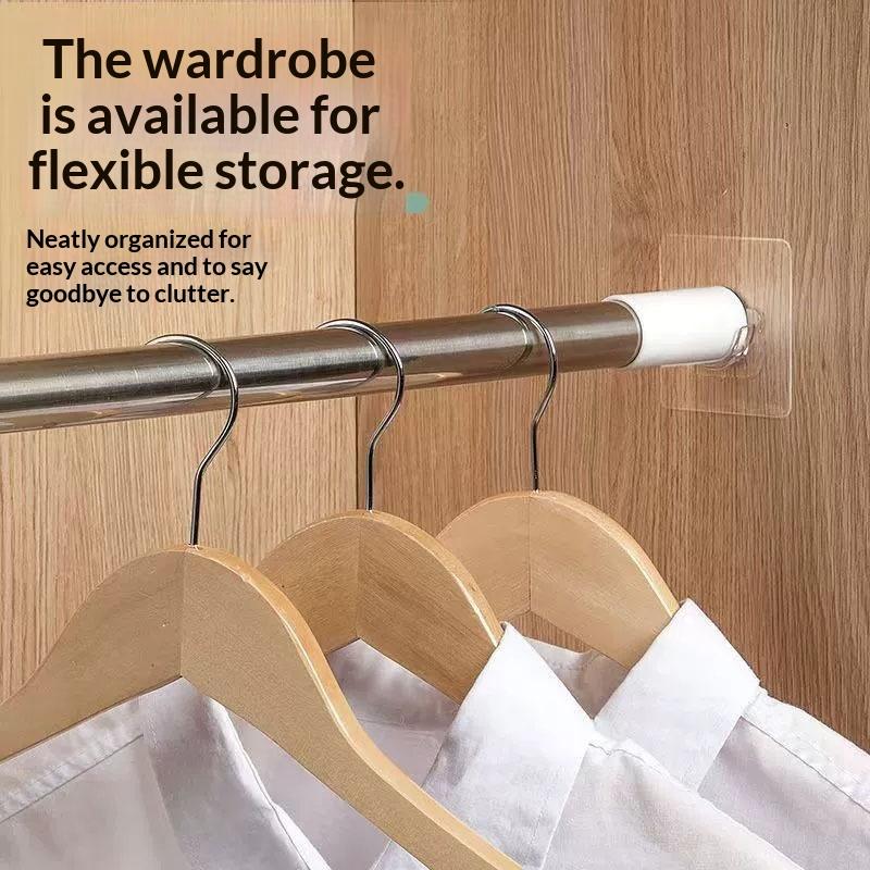 Boorvrije Transparante Zelfkle - Curtain Rods recensie en prijs