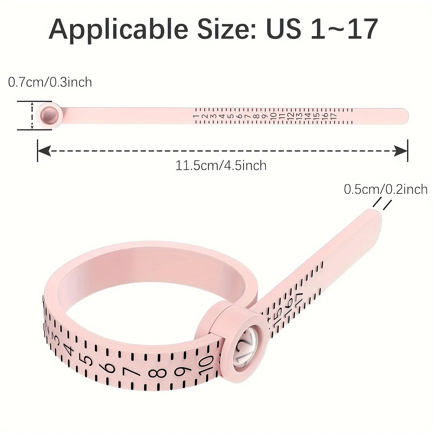 1-17 Ring Dimender Amerikaans  - Tape Measure recensie en prijs