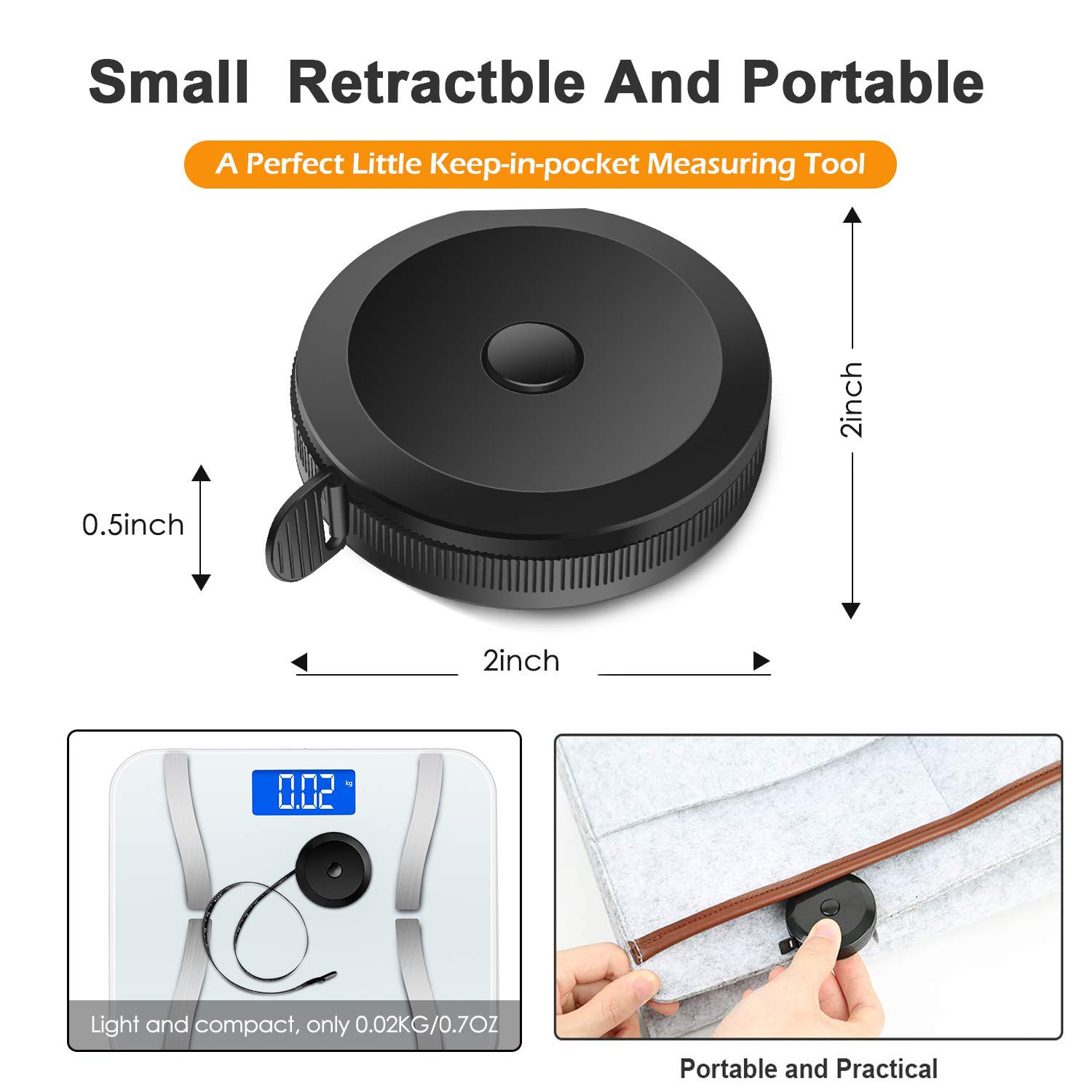 150cm Mini Meetlint, Kledingma - Tape Measure recensie en prijs