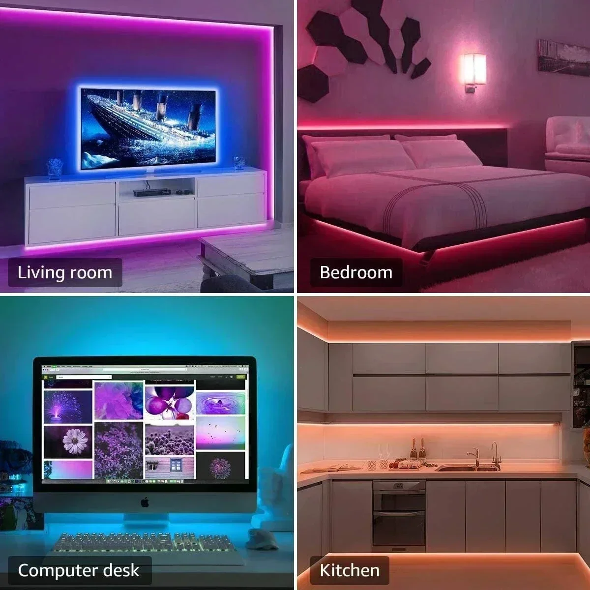Smart RGB LED Gaming Light Str - Led Strip Lights recensie en prijs