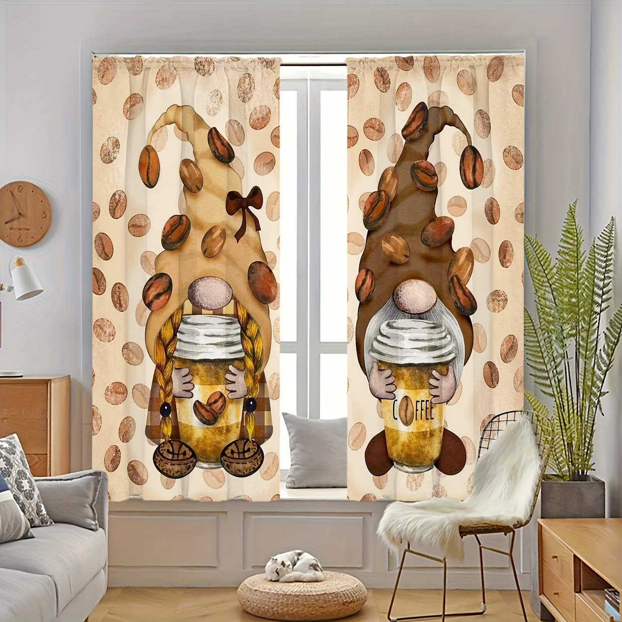 2 stuks cartoon transparante g - Curtain Rods recensie en prijs