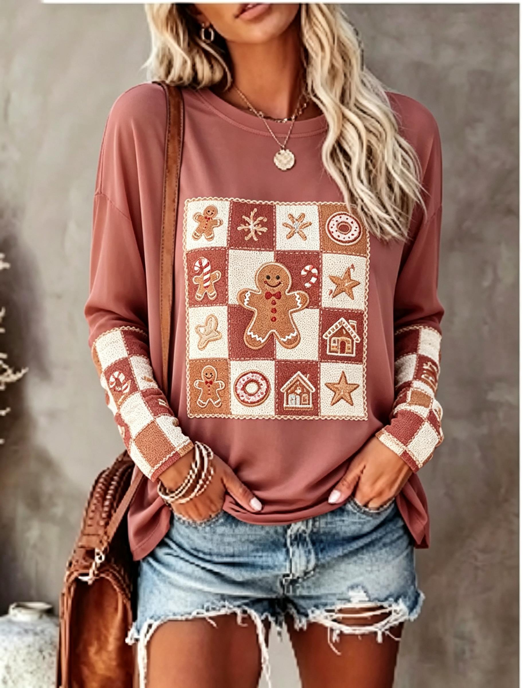 Dames T-shirt met lange mouwen - Wallpaper recensie en prijs
