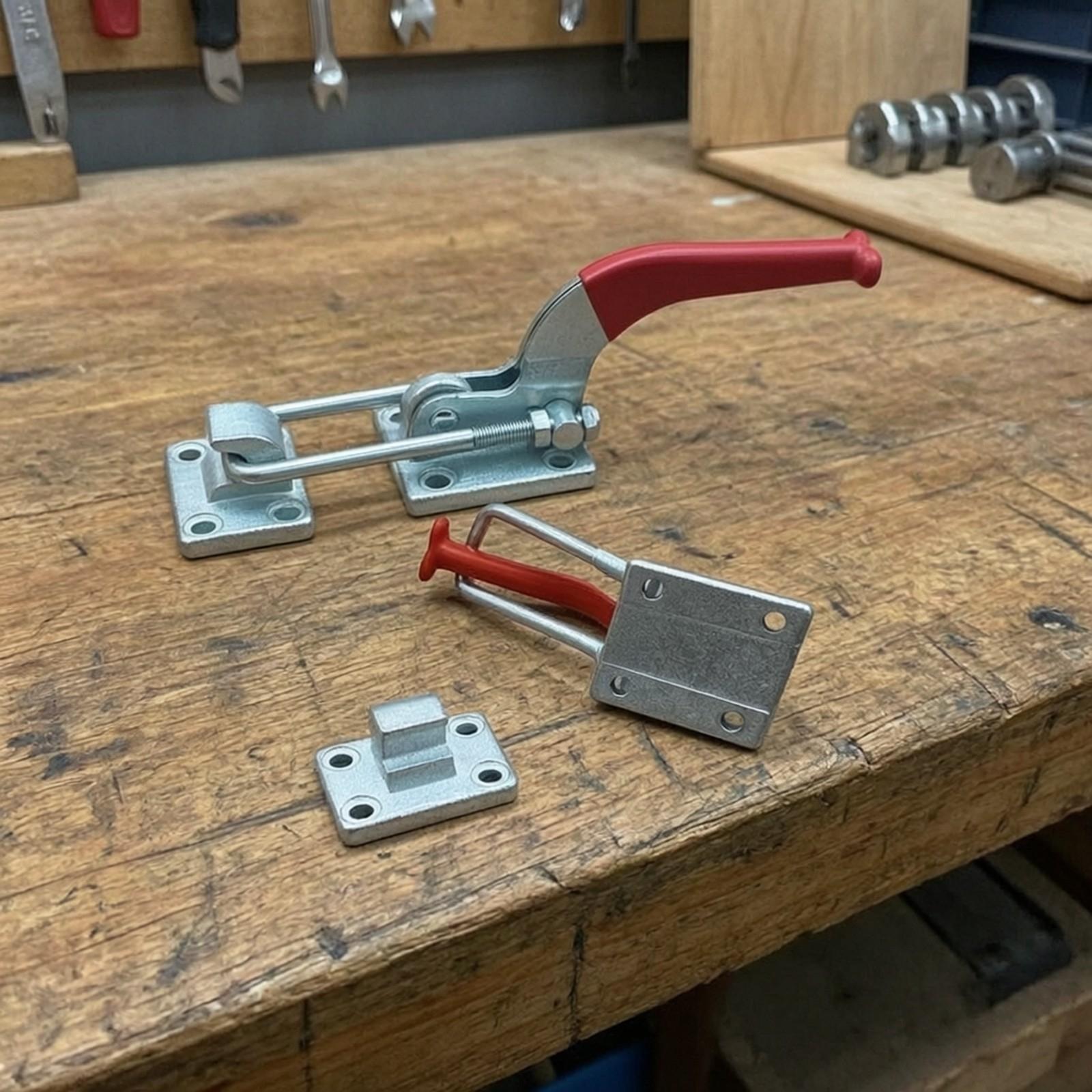 Verstelbare klem met ijzeren v - Door Handle recensie en prijs